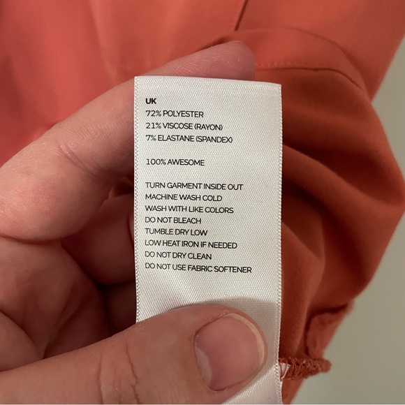 Figs Catarina One-Pocket Scrub Top Orange Size XXL Petite - Picture 5 of 6